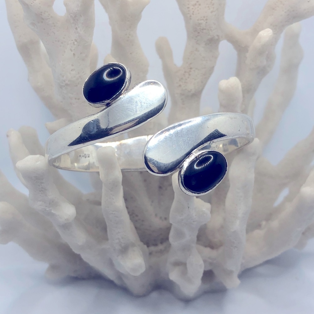Sterling Silver & Black Onyx Bracelet